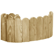 Vidaxl rouleaux de bordure 3 pcs 120 cm bois de pin imprégné 3053643_1