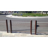 Barrière urbaine VEDZA - sécurisation de voirie - longueur 1000mm ou 1500mm - couleurs RAL au choix_1