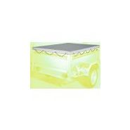 Bpd139 - bâche plate 164 x 124 x 10 cm - Fransyl - accessoire remorque - grise_1