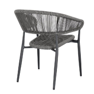 Chaise avec accoudoir Algaida anthracite/gris 62 x 64 x 76 cm - par 4_1
