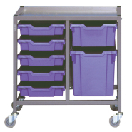 Chariots Gratnell's simple colonne H = 725 mm - Réf CGSSC-2 - BIOLAB - Meuble de rangement en laboratoire_1