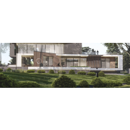 Maison préfabriquée en acier 380 m2 - 2 étages - 6 chambres ou 5 chambres et un bureau - ISKVILLA3_1