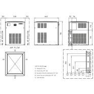 MF 56 WS - Machine à glace en supergrains - Scotsman Scodif - 600 kg/24h - Finition inox_1
