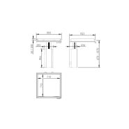Table à langer pour handicapé - Granberg - électrique - modèle 335-080-112 - 80x80 cm avec matelas et rebords 20 cm_1