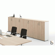 Armoire moyenne Pigreco - MARTEX. - Gris anthracite, Blanc pastel_1