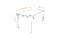 Bureau individuel PRÉLUDE P70 cm - Normatic_1