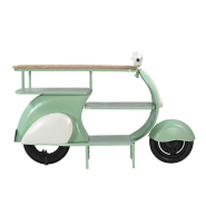 Console Road to Vintage vert plateau bois 150x52x99 cm_1