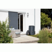 Kit cuve arrondo 250 l gris graphite - ø 65 x 93 cm