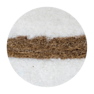 Matelas Coco Futon - Couleur Naturel - Couchage 180 x 200 cm - Épaisseur 16 cm - Fibres Coton et Coco_1