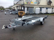 Porte voiture LIDER avec petites rampes - 1 essieu - PTAC 1600 kg - 361 x 185 cm - Référence 34632_1
