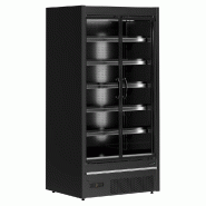 Vitrine réfrigérée 2 portes - 555L - Noir | Tefcold - MDCA937HB_1