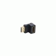 Adaptateur HDMI or mâle/femelle coudé 90° - modèle A 128294 - contacts plaqués or_1