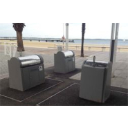 Borne d'apport volontaire enterrée 3 à 5 m3 - PEHD, acier galvanisé ou inox - Emballages, papier, verre, OM_1