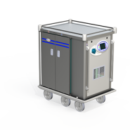 Chariot de distribution de repas chaud et froid en inox pour les professionnels de restauration  - erg'elec 4g monobloc 28 NIVEAUX ELECTRO CONTACT_1