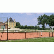 Clôture grillagée -  clôture tennis avec main courante_1