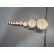 Ensemble de poids de précision ZWIEBEL en inox