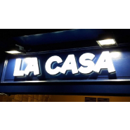 Enseigne logo lumineux en Plexiglass chants et face avant - Vert_1