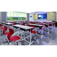 Chaise mobile haute - Mobistand MST - Réglable, pivotante, avec repose-pieds et plusieurs coloris_1