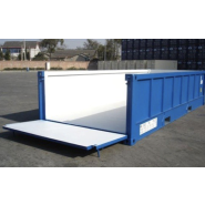 Conteneur 20 pieds mi-hauteur, idéal pour un stockage de marchandises par le toit - 20 half-HEIGHT_1