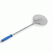 Pelle à défourner ronde perforée inox Ø 20 cm - Manche 75 cm - Gamme Azzurra | GI.METAL_1