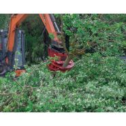 Sécateur d'abattage CMB CW-250E - Coupe forestière pour pelles de 5 à 11 t_1