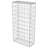 Vidaxl mur en gabion avec couvercles acier galvanisé 50 x 20 x 100 cm 143576_1