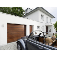 Porte de garage sectionnelle Teckentrup - finition rainurée, 40 mm d'épaisseur - stable et isolée thermiquement_1