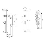 Serrure encastrable pour porte intérieure - Norme NF - Condamnation réversible - Beaurain - THIRARD_1