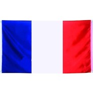 Drapeau de façade France - polyester 90x150cm avec cavalier - égayez votre façade et supportez l'équipe de France_1