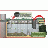 Fosse toutes eaux - 5000 litres - 7 équivalents usagers - pehd_1