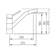 Robinet 3 voies bec BAS - Option Vortex - rob BAS 3 VOIES_1