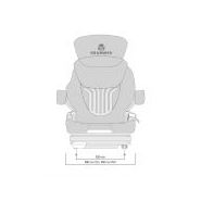Siège de tracteur - Grammer AG - Primo T Professional S PVC - course de la suspension : 110 mm - 53008_1