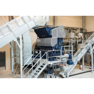 Broyeur déchiqueteur HGM - Rotation lente - Convertible sous eau pour matériaux tenaces et recyclage plastique_1