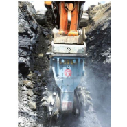 Fraise hydraulique 2 tambours pour travaux ferroviaires_1