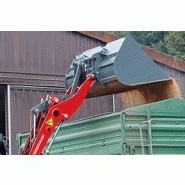 Godet pour matière légère rond - renforcement Weidemann GmbH - Hardox 400_1