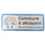 Panneau Label Commune à découvrir - Informations Diverses et Horloges de Visite_1