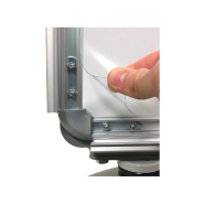 Stop trottoir panneau aluminium sur ressorts porte affiches - BCS-Swing, BCS SwingA1_1