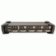 Aten cs1784a switch kvm dual-link dvi, usb, audio, 4 ports_1