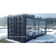 Container maritime 20 pieds open side high cube -Structure en acier CORTEN soudé - Occasion ou 1er voyage_1