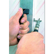 Gouge murale - Chanfreinage en «U» pour revêtements muraux minces - Profondeur de lame préréglée_1