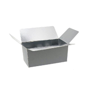 Ballotin gris intérieur argent 375g 13x7x6,3cm - par 50 - Fabriqué en France - Recyclable et biodégradable_1