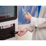 Distributeur de batteries externes en libre-service avec prise secteur 220V - 18 à 24 batteries - TOTEM_1