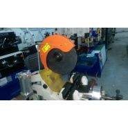 GMACC - Scie industrielle semi-automatique 350A - étaux pneumatique pour tuyau et fer plat - 600V 3 phases_1