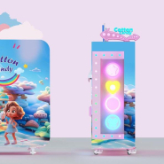 Machine à barbe à papa automatique M3 - Puissance 2800W - Temps de fabrication 80 à 130s/pièce - FESTI MARKET - Ref FM-M3-CFCSB_1