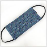 Mask3p-fleursmulticolors - masque barrière en tissu coton - 3 plis - lavable et réutilisable - fabriqué en France_1