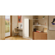 Radiateur chaleur douce connecté Equateur 5 Vertical 1000W Ardoise - Thermor - 428407_1