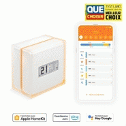Thermostat connecté et intelligent NETATMO - Filaire ou sans fil, compatible Wi-Fi, programmable et pilotable à la voix_1