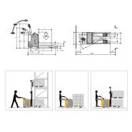 Transpalette électrique 330 BE - OMG SRL - capacité 3.0 t - traction bimoteur, timon assisté, faible hauteur de levée_1