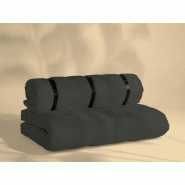 Canapé d'extérieur convertible Buckle-Up - Gris anthracite - Design, résistant, transformable en matelas 1 place_1