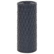 Vidaxl paravents de balcon 10 pcs anthracite 255x19 cm résine tressée 156311_1